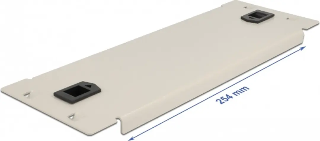 Delock 10 inch Blindpaneel 2U Grijs