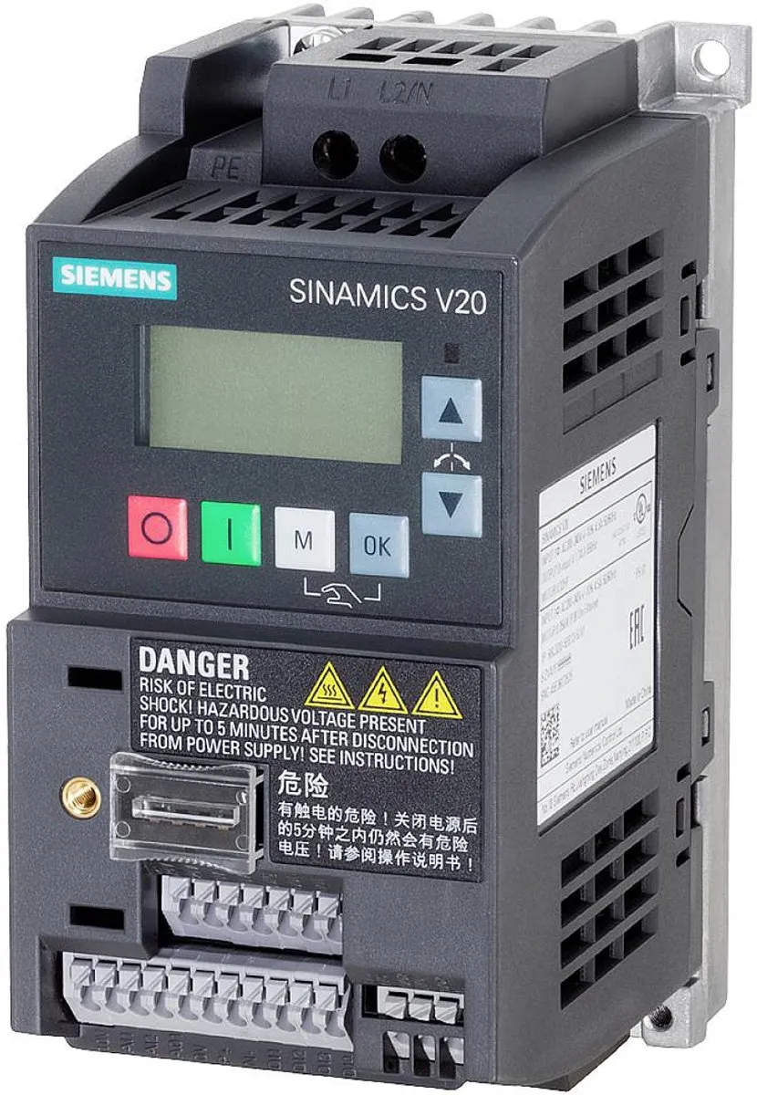 Siemens Basis Converter 6SL3210-5BB12-5BV1 0.25kW