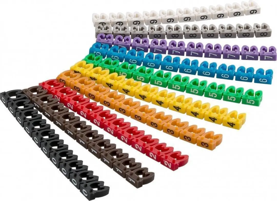Goobay Markeerclips 3,8-5,9mm - 100 Stuks - Meerkleurig