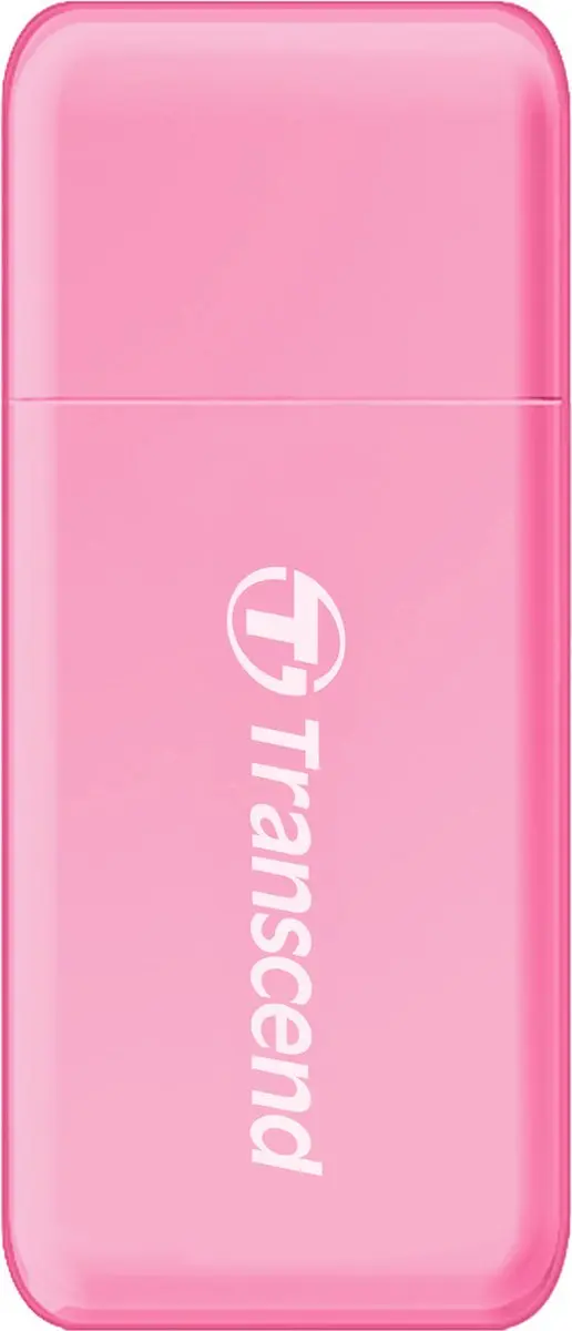 Transcend RDF5 USB 3.2 Geheugenkaartlezer - Roze