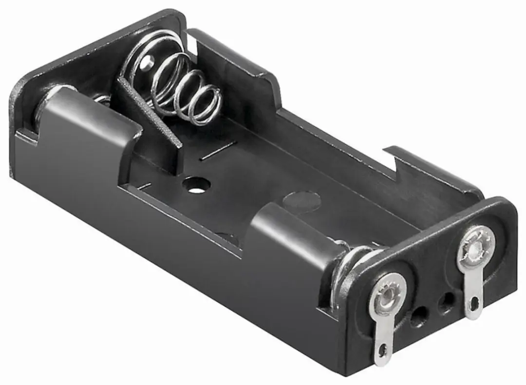Goobay Batterijhouder 2xAAA Soldeer - 1 Stuk