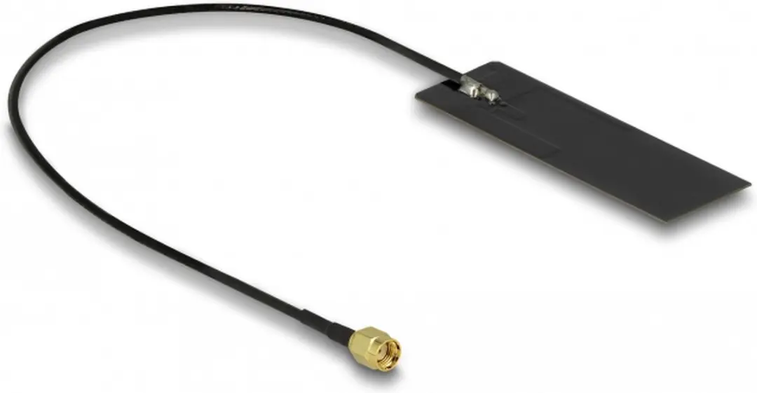 Delock WLAN Antenne 802.11ax 2-4dBi 15cm Zwart