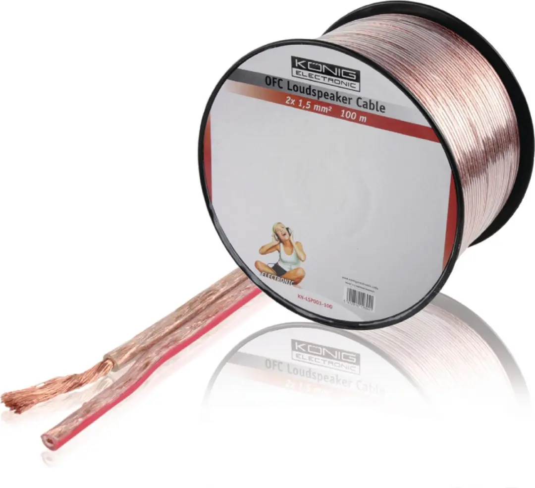 König Luidsprekerkabel KN-LSP03R-100
