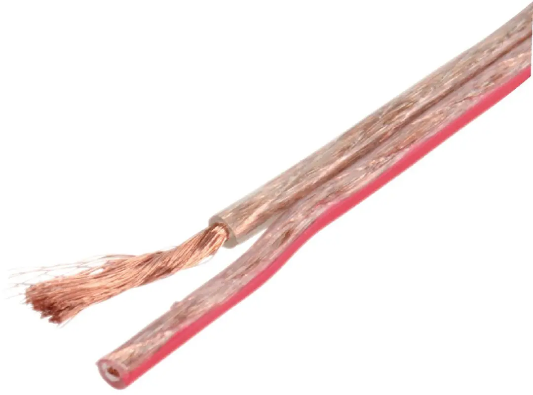 König Luidsprekerkabel KN-LSP03R-100 - 100 meter - Transparant
