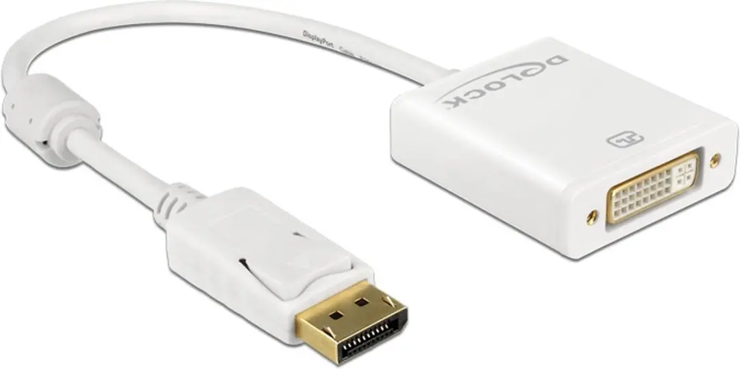 Delock DisplayPort naar DVI Actieve Adapter DP1.2 1920x1200
