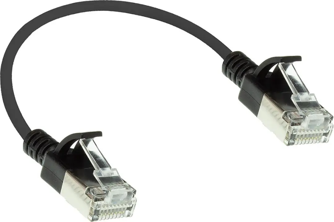 ACT DC7930 Patchkabel CAT6A U/FTP 0,15m - Zwart