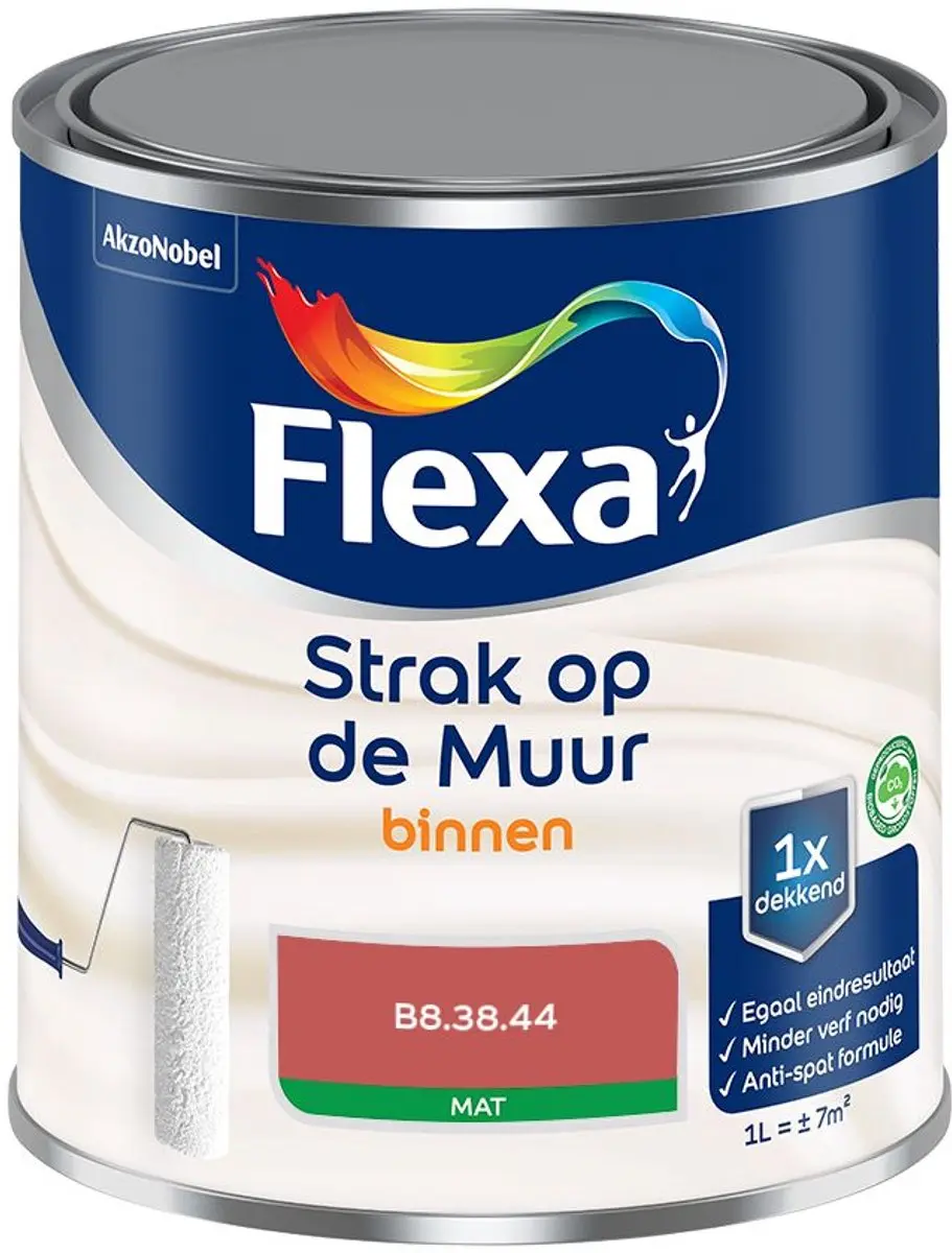 Flexa Strak Op De Muur Binnen Mat Mengverf 1L