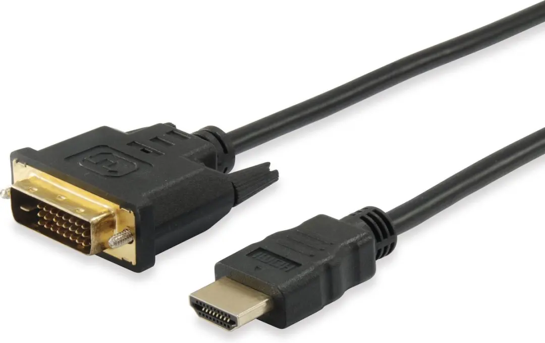 Equip HDMI naar DVI Kabel 2m - Zwart