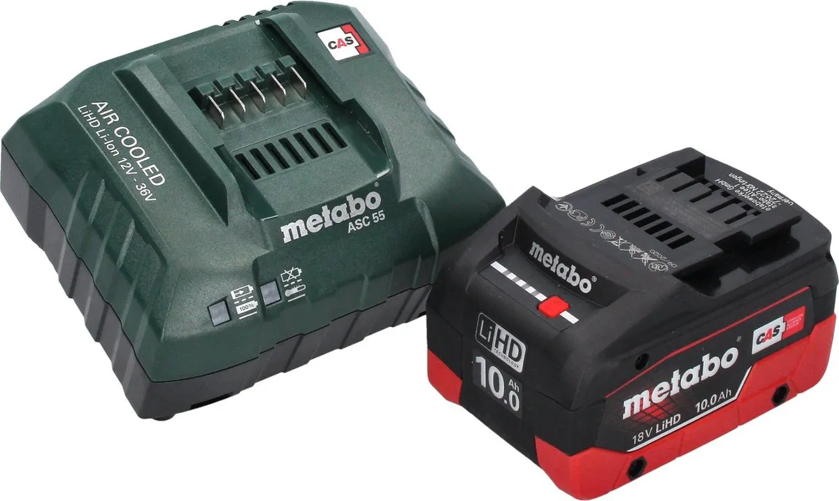 Metabo RW 18 LTX 120 Accu-roerwerk 18V - 40L - 1x LiHD 10.0Ah - afbeelding 2 van 3