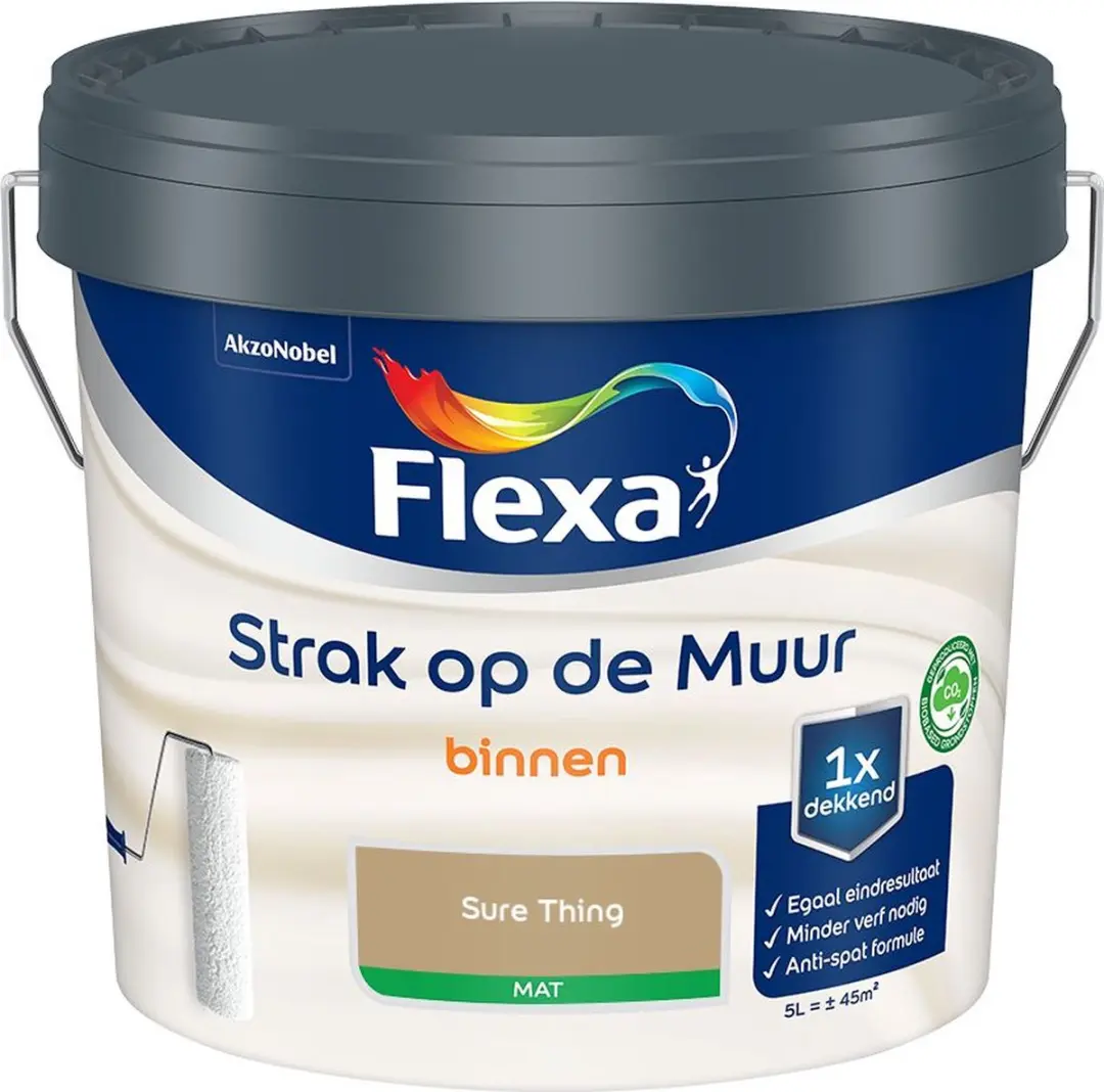 Flexa Strak Op De Muur Binnen Mat Mengverf 5L