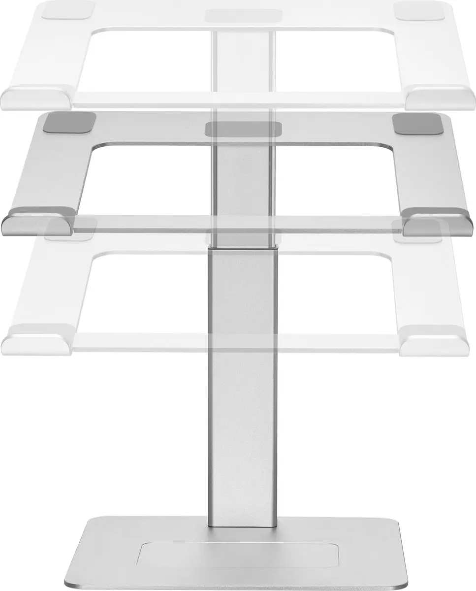 Gembird NBS-D1-02 Laptopstandaard - Verstelbaar - Zilver