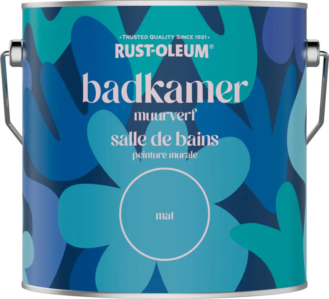 Rust-Oleum Mineraalgrijs Badkamerverf 2,5L