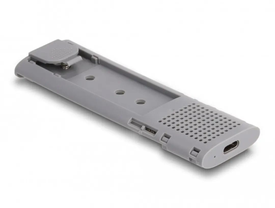 Delock M.2 NVMe/SATA Combo Behuizing - Grijs