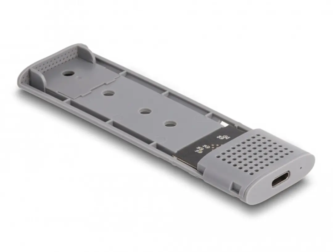 Delock M.2 NVMe/SATA Combo Behuizing - Grijs