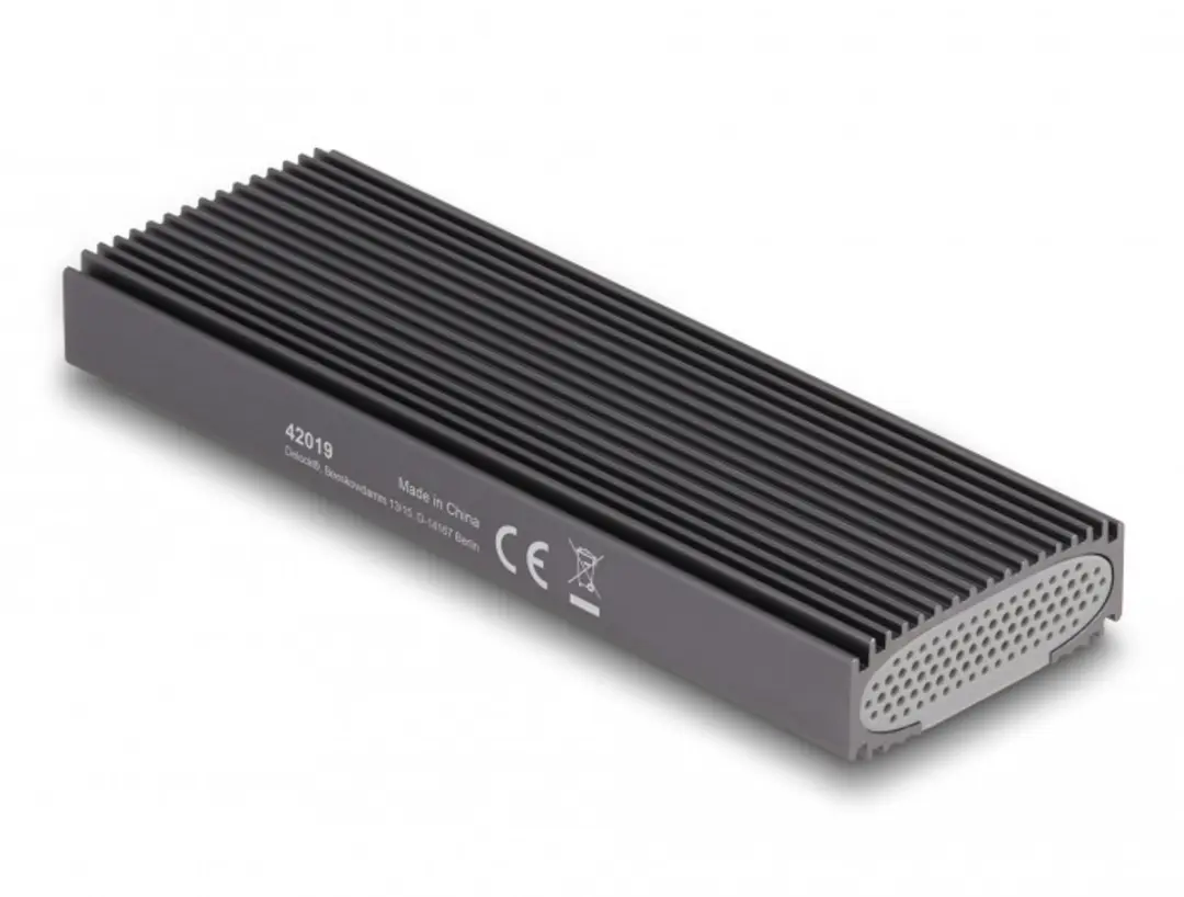 Delock M.2 NVMe/SATA Combo Behuizing - Grijs