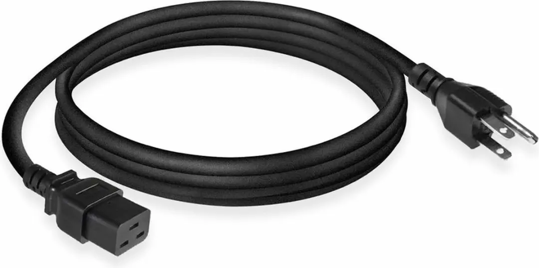 ACT Netsnoer C19 1,8m AK5445 - Zwart