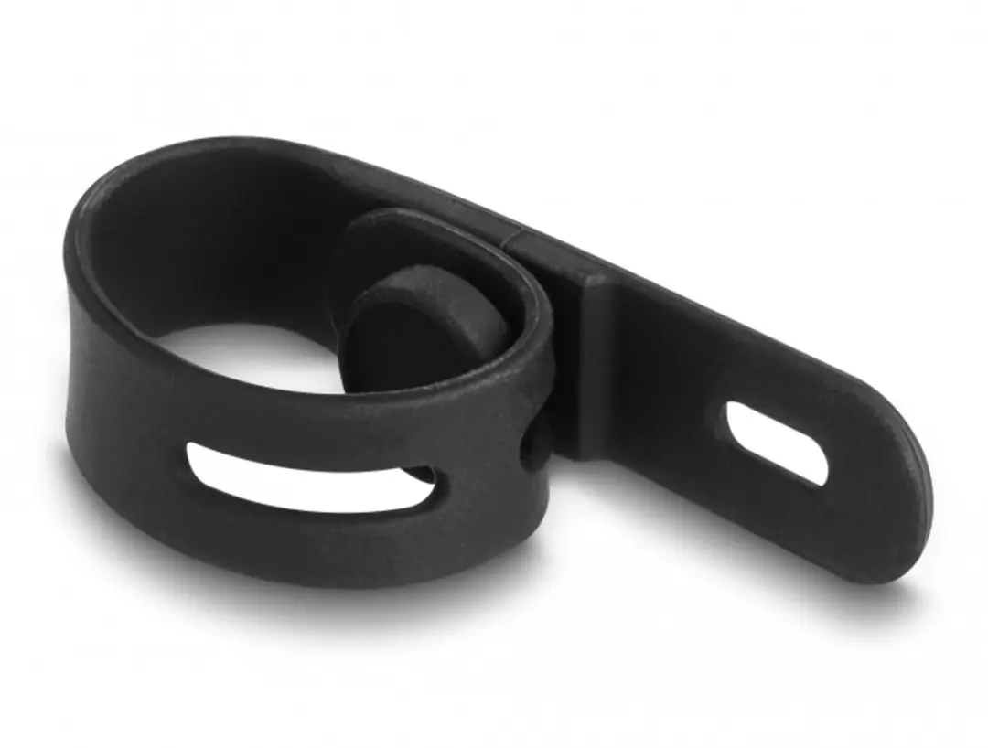 Delock Soft Tie Flexibele Herbruikbare Set 10 Stuks - Zwart/Wit