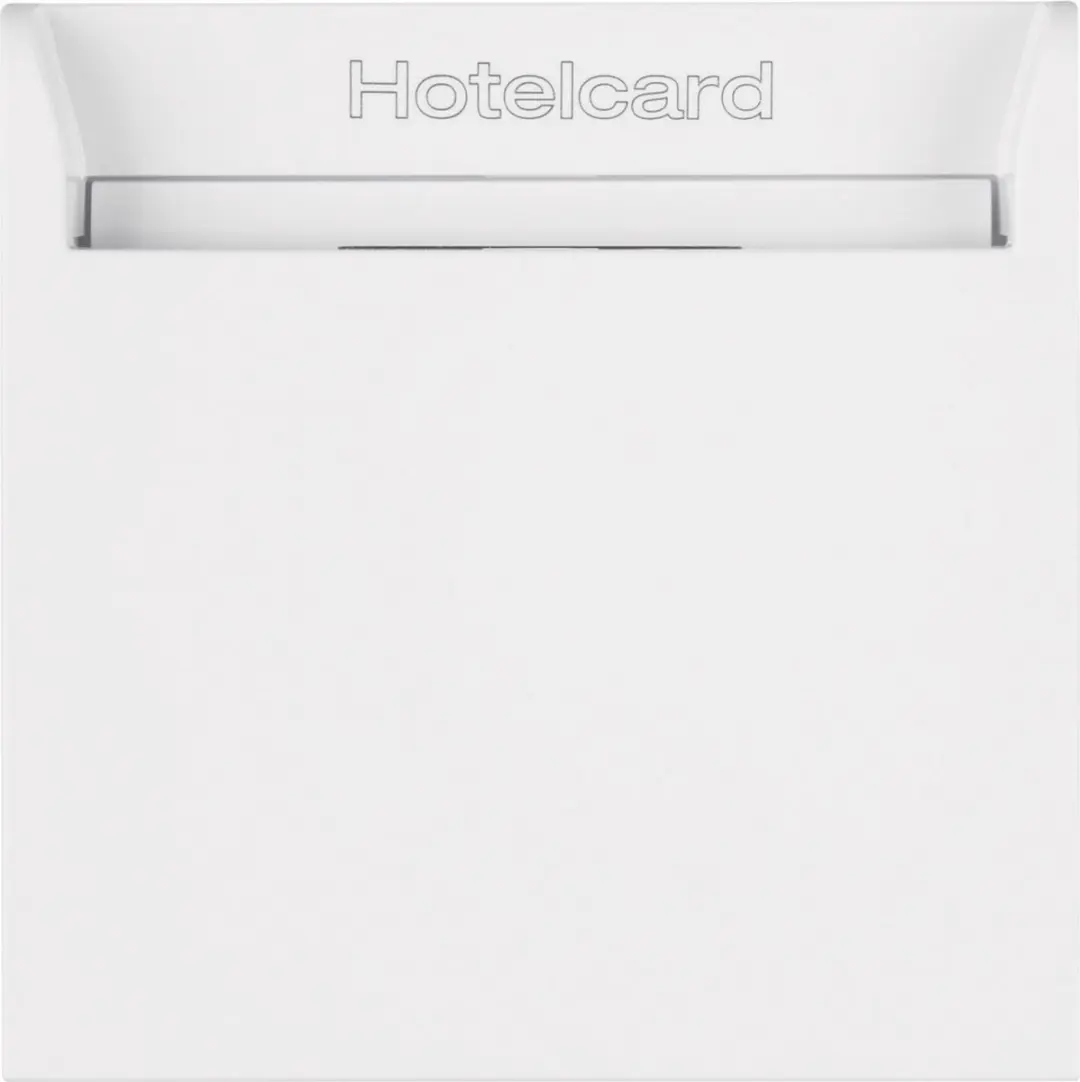 Hager BER HOTELKAARTSCHAK S/B PW GL