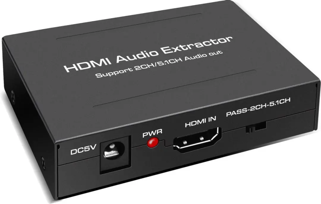 NÖRDIC SGM-110 HDMI Audio Extractor - 4K 30Hz - Zwart