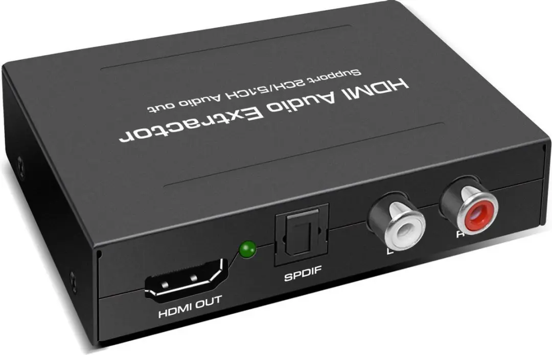 NÖRDIC SGM-110 HDMI Audio Extractor - 4K 30Hz - Zwart