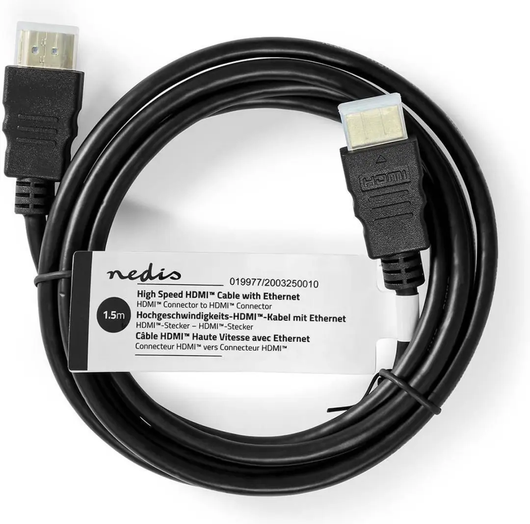 Nedis HDMI-Kabel CVGL34002BK15 4K@30Hz - 1.5m - Zwart