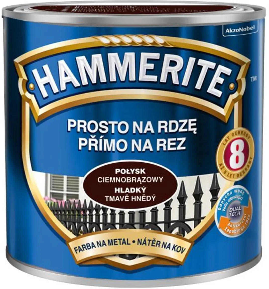 Hammerite Direct Roest Glad 0,25L
