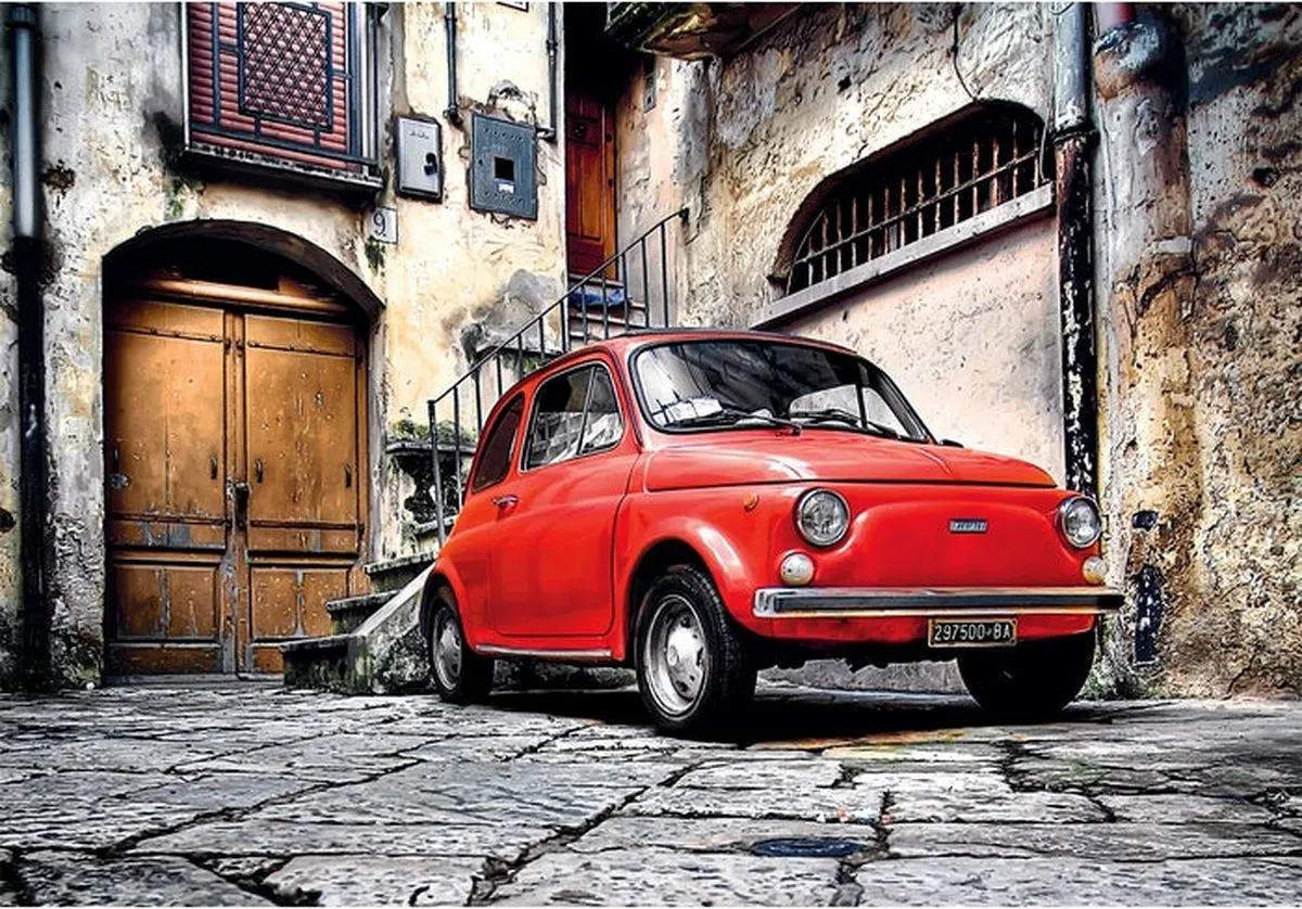 Clementoni Puzzel 500 Stuks Italiaanse Auto - High Quality Collection