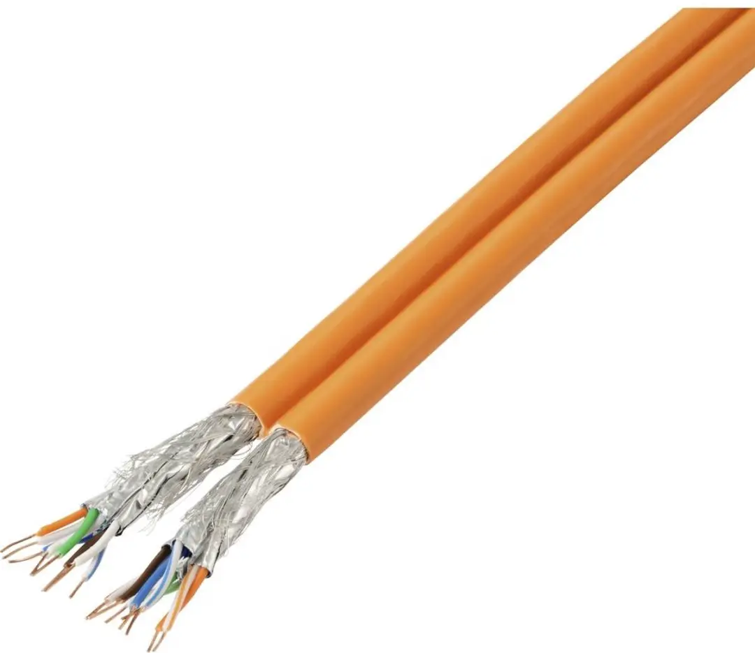 Tru Components TC-13577076 Netwerkkabel CAT 7a Oranje 100m