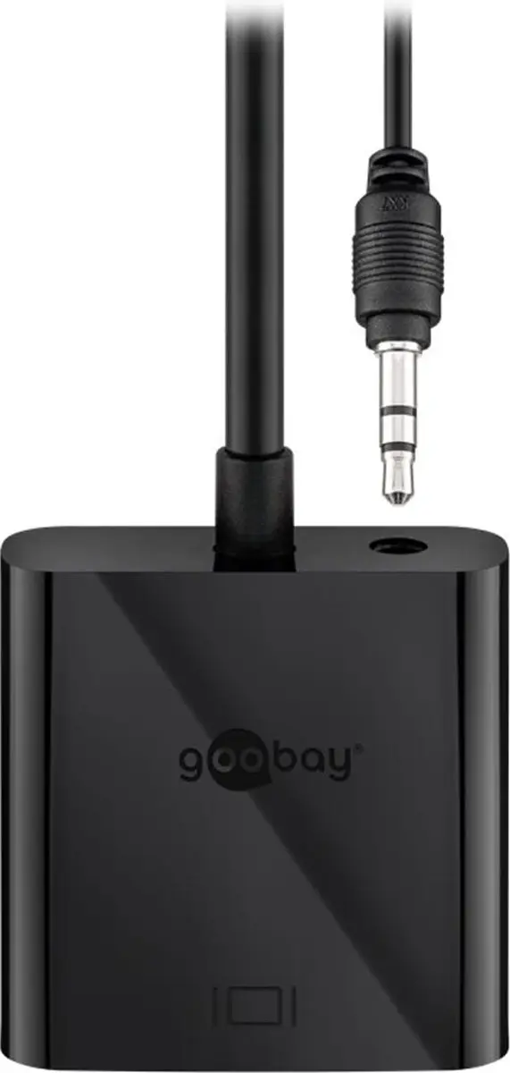 Goobay HDMI naar VGA Adapter 0.15m - Zwart