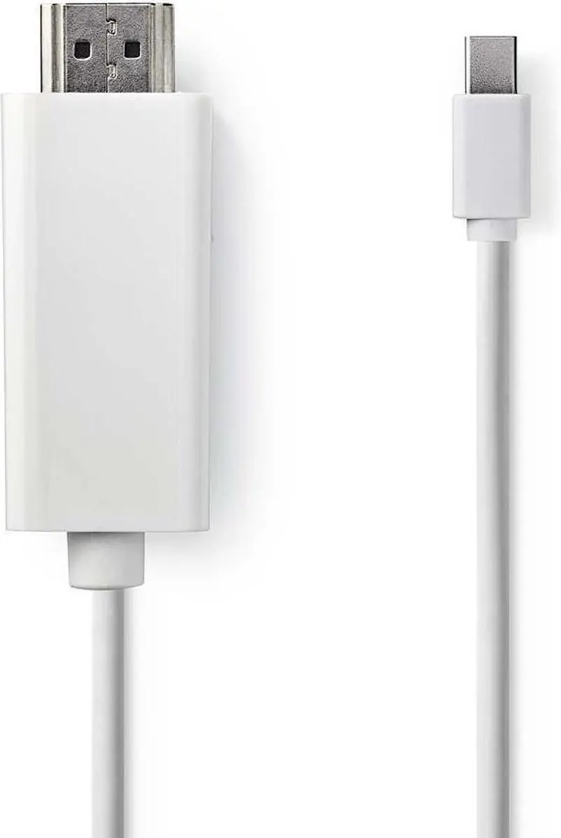 Nedis Mini DisplayPort naar HDMI Kabel 2m - Wit