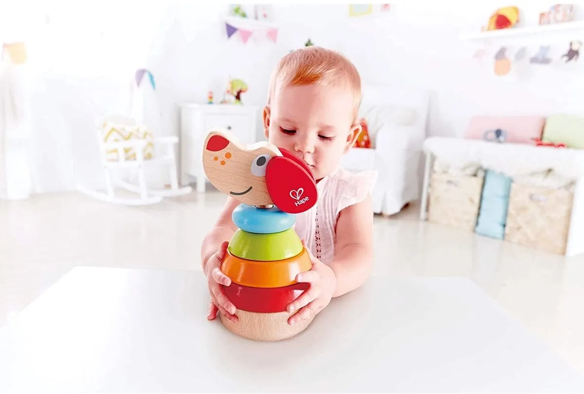 Hape Pepe Regenboog Stapelfiguur 411866 - 2x AAA