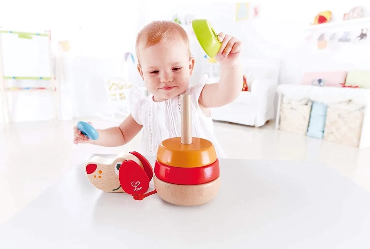 Hape Pepe Regenboog Stapelfiguur 411866 - 2x AAA