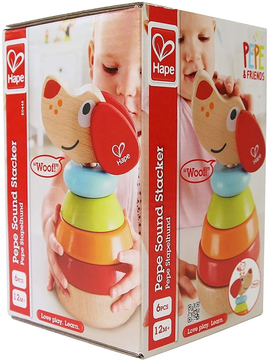 Hape Pepe Regenboog Stapelfiguur 411866 - 2x AAA