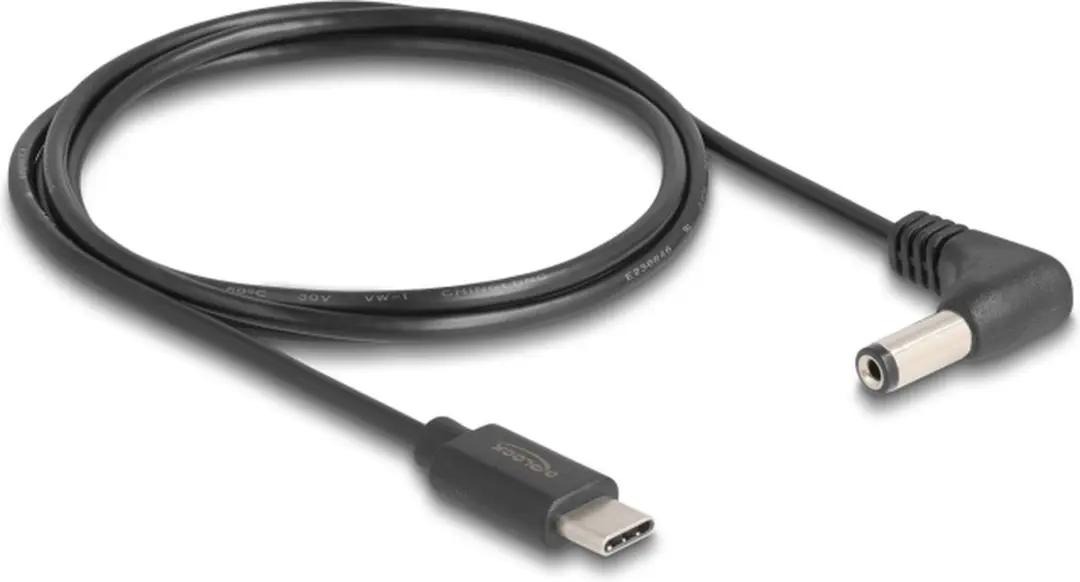 Delock USB-C naar DC Haak 5,5x2,1mm Kabel 1,5m - 5V/1A
