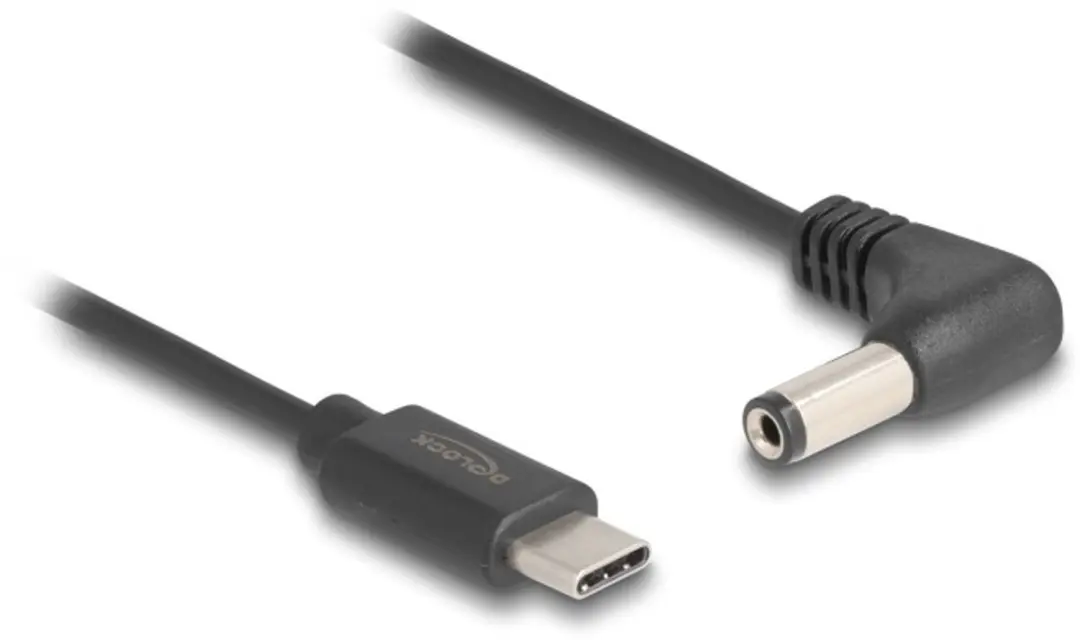 Delock USB-C naar DC Haak 5,5x2,1mm Kabel 1,5m