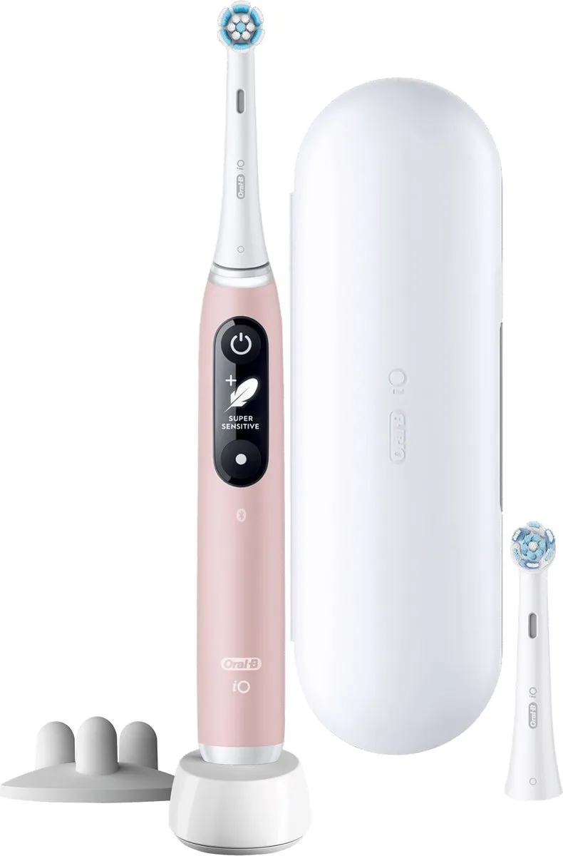 Oral-B iO 6S Volwassene Tandenborstel - Roze/Wit - afbeelding 6 van 6
