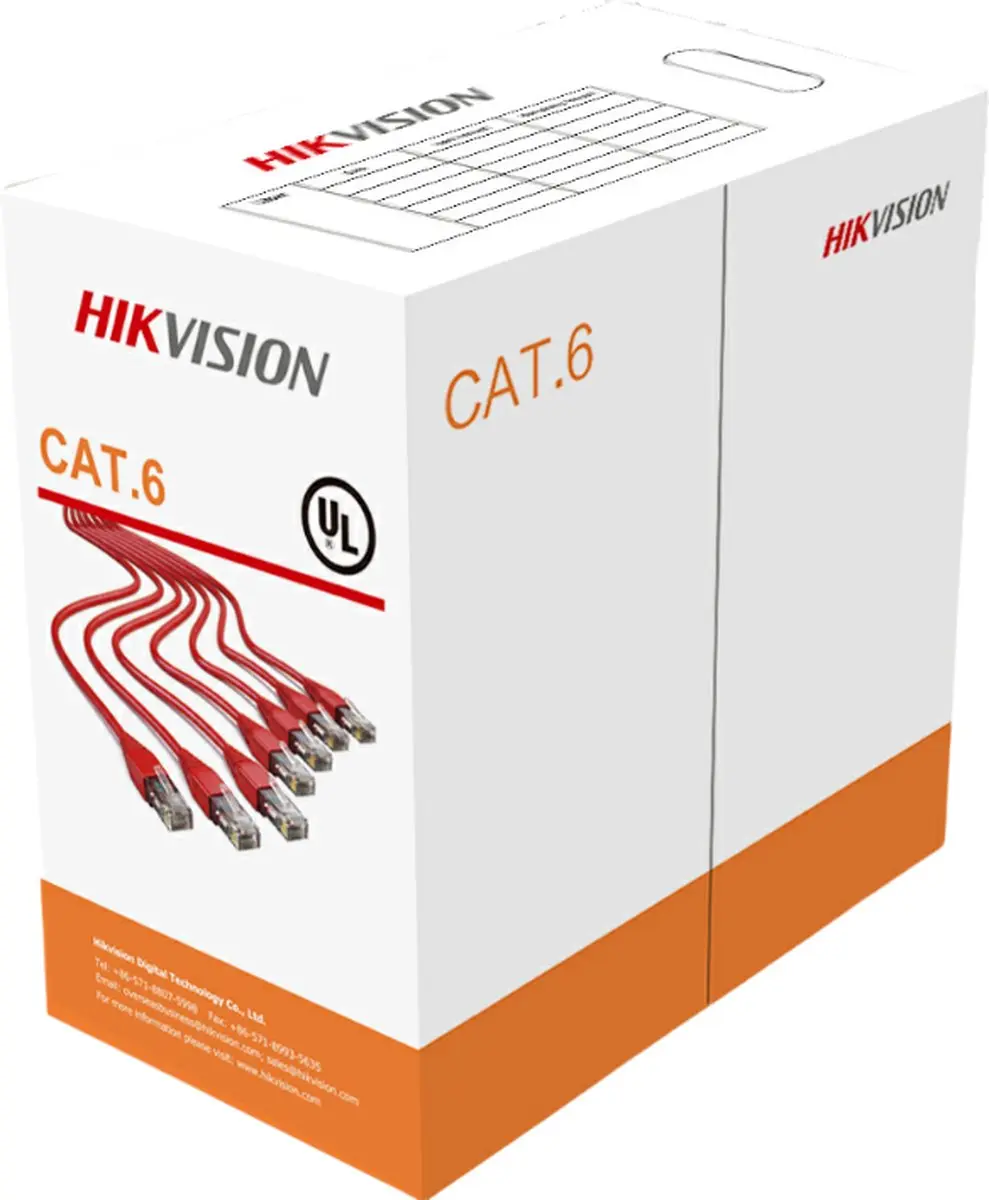 Hikvision DS-1LN6-UU Netwerkkabel Cat6 Oranje 305m