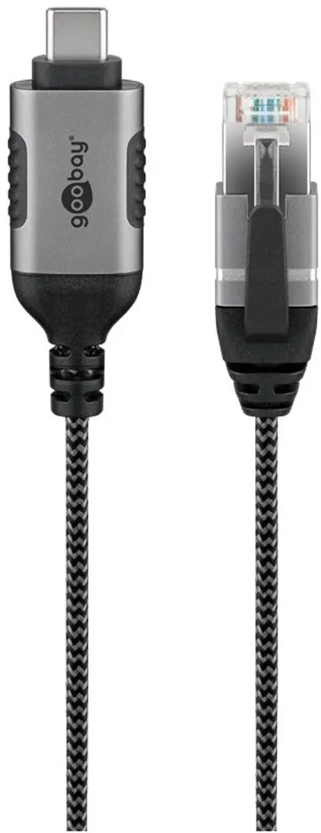 Goobay USB-C naar RJ45 Gigabit Ethernet Kabel 5m