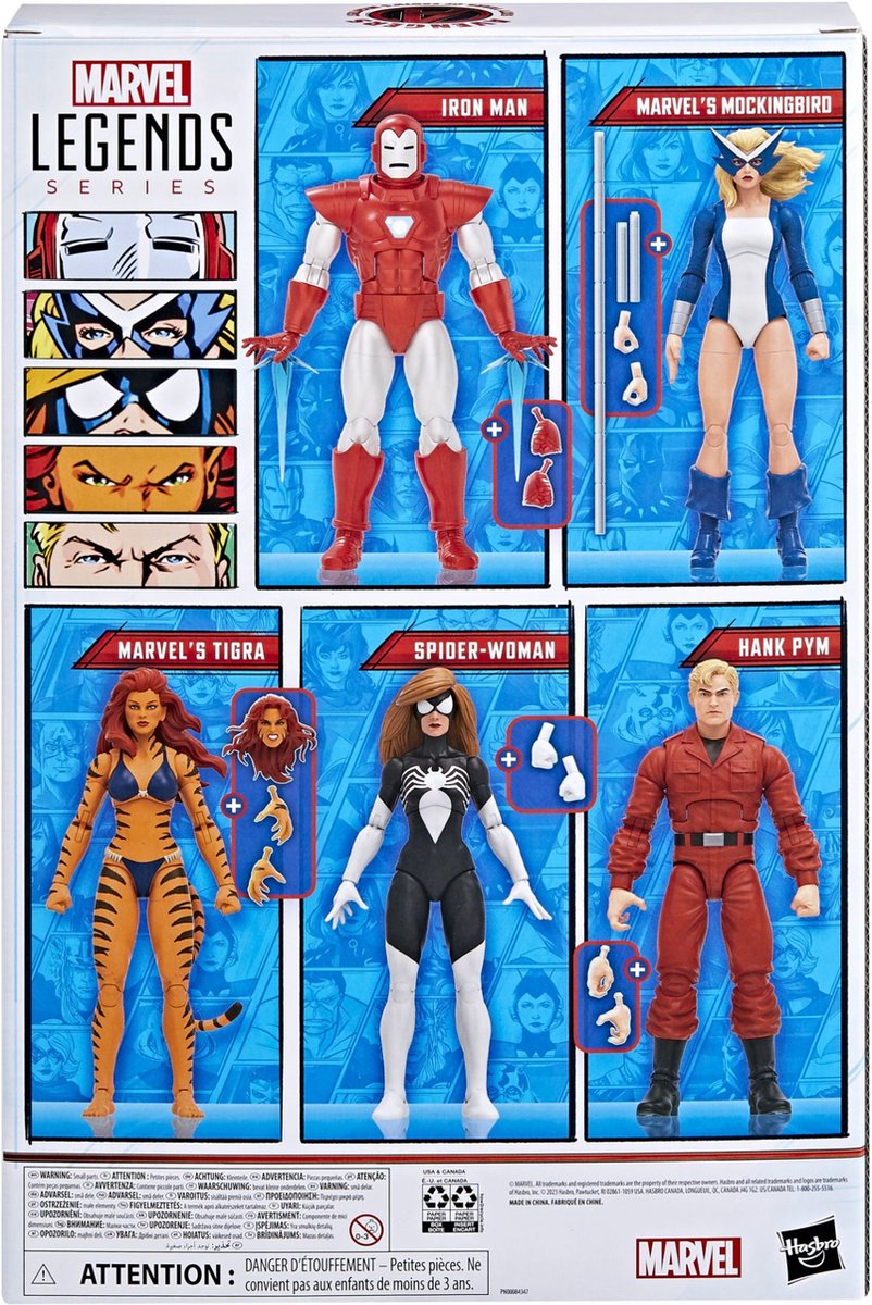 Hasbro Marvel Legends West Coast Avengers - 5-pack actiefiguren - Vanaf 4 jaar