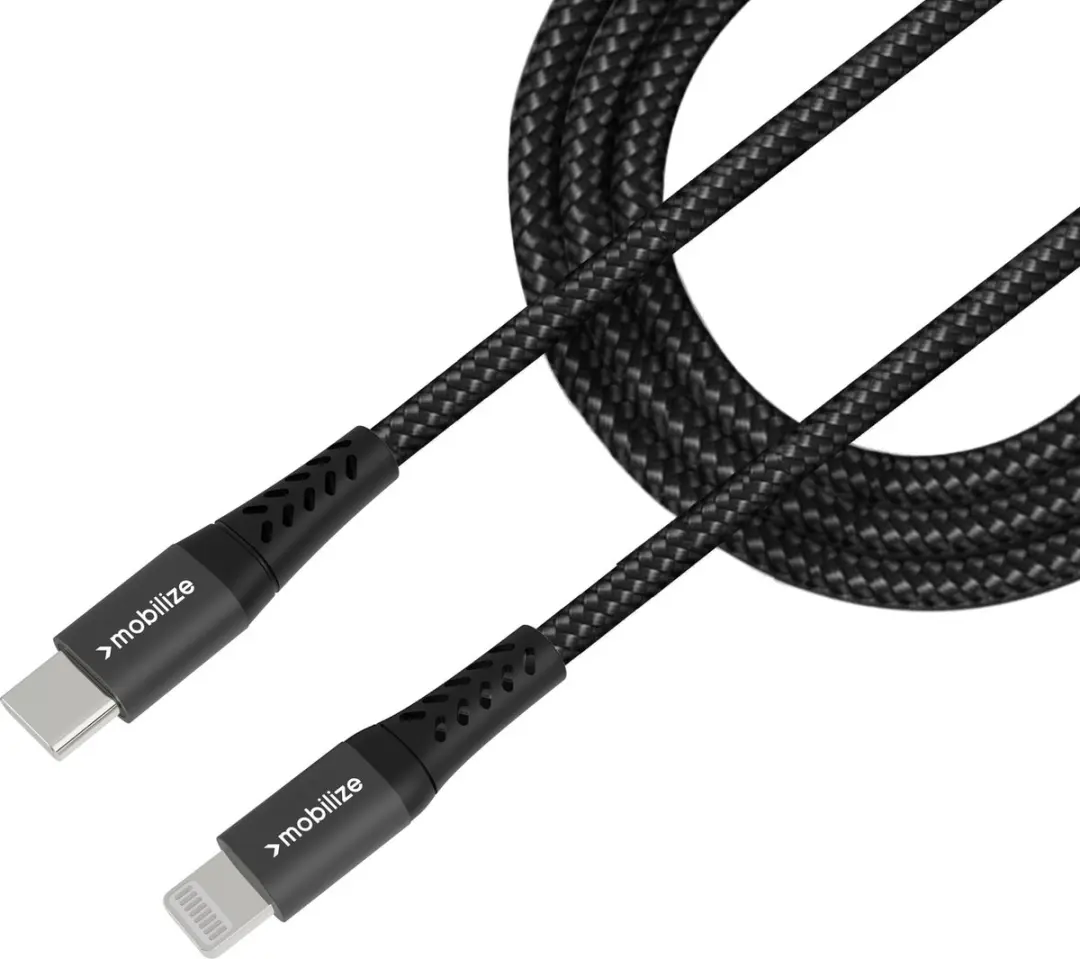 Mobilize USB-C naar Apple Lightning Kabel MFI 1 Meter