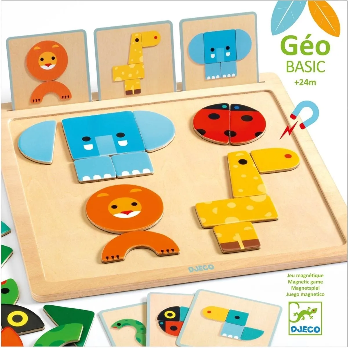 Djeco Géobasic Magneetspel DJ06210 - Multi