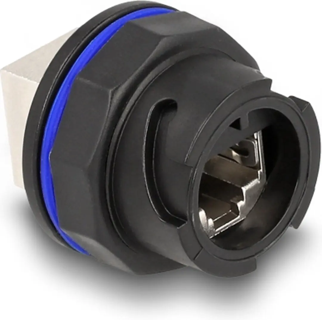 Delock RJ45 Cat.6A Connector - Zwart