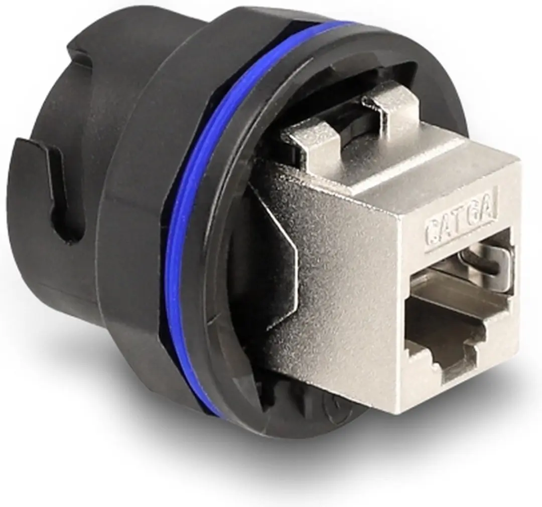 Delock RJ45 Cat.6A Connector - Zwart