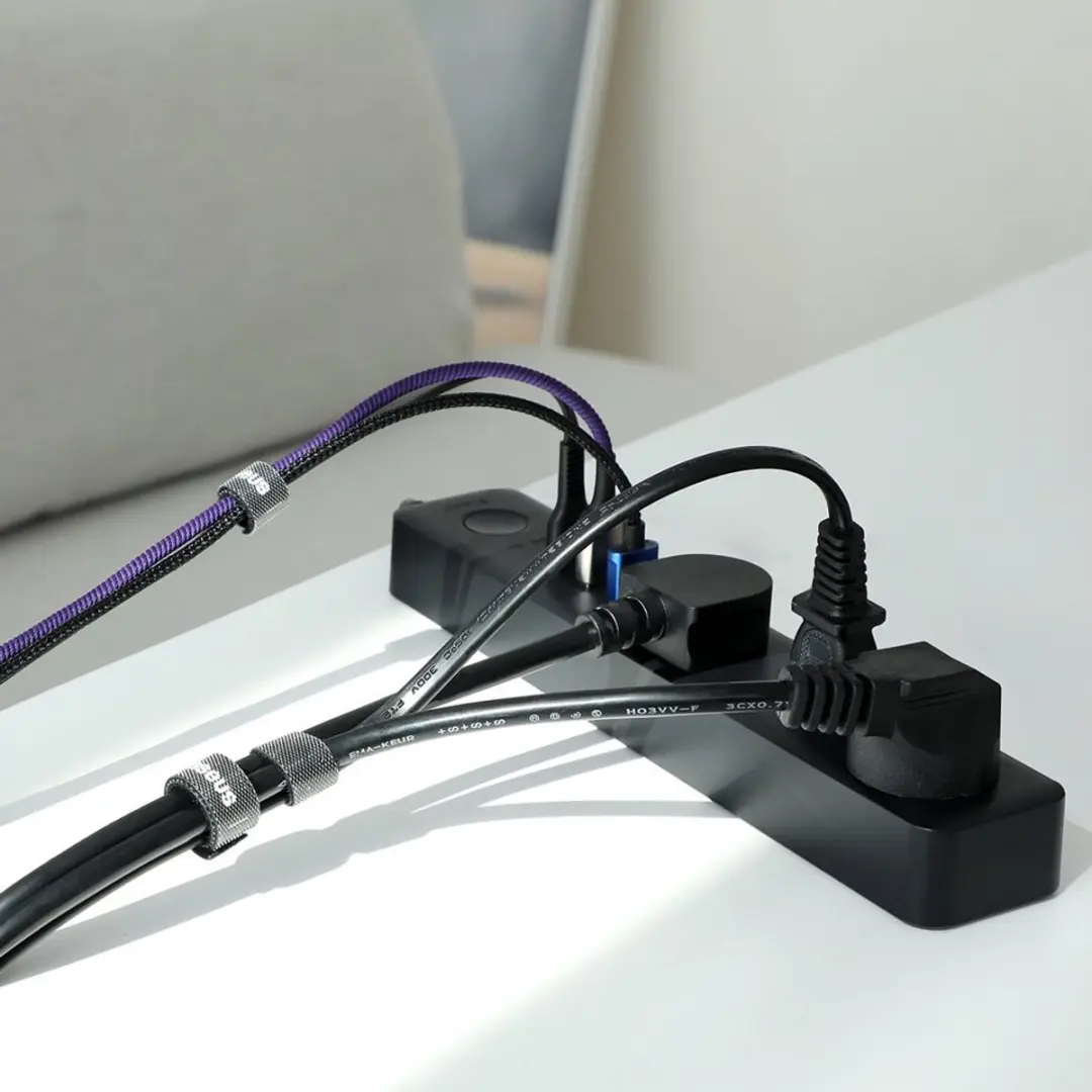 Baseus Kabelbinders Klittenband 3m - Zwart