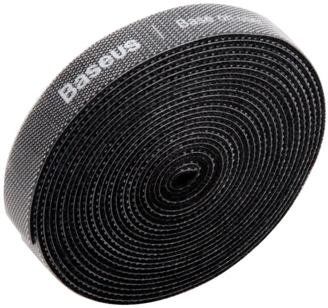 Baseus Kabelbinders Klittenband 3m - Zwart
