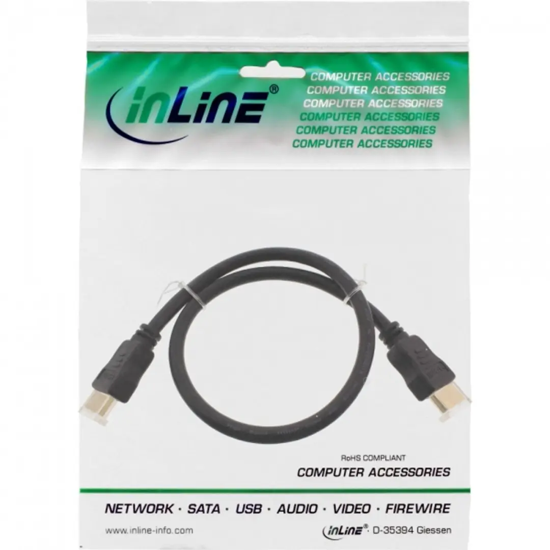 InLine HDMI Kabel 4K2K 2,5m - Zwart