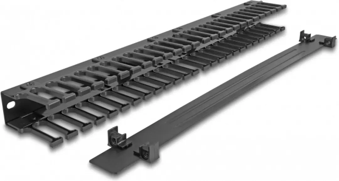 Delock 19" Kabelmanagement Routingpaneel 3 Openingen 1U - Zwart
