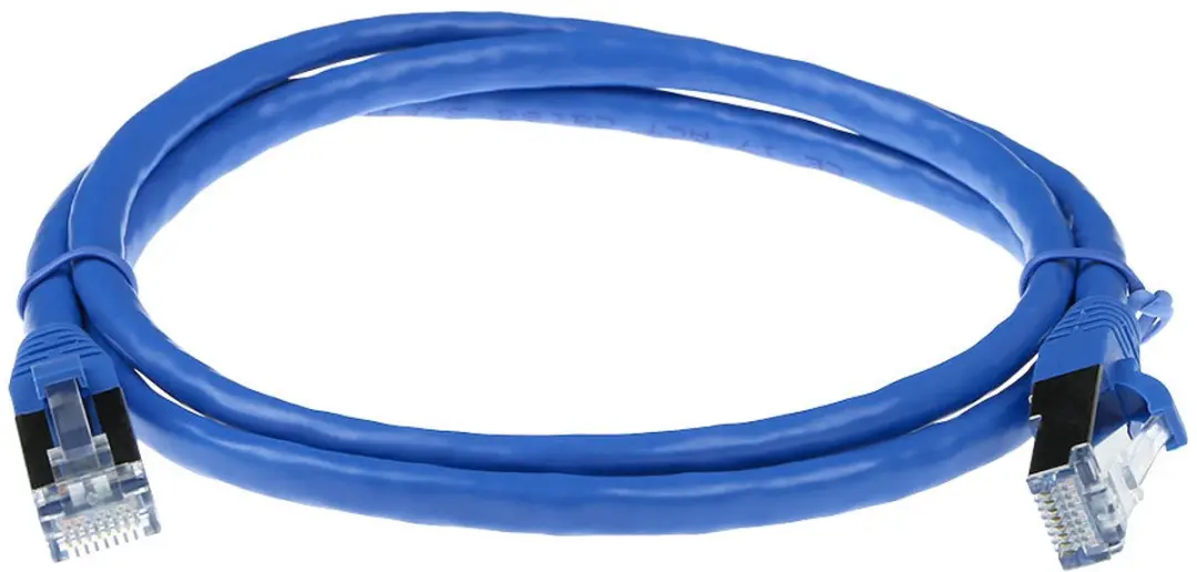 ACT SFTP CAT6A Patchkabel 10m Blauw FB6610