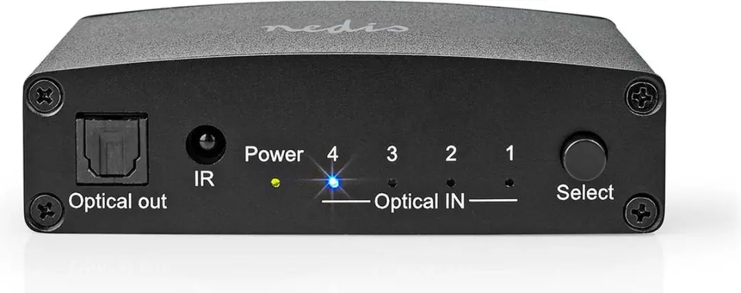 Nedis Digitale Audio-Switch ASWI2514BK