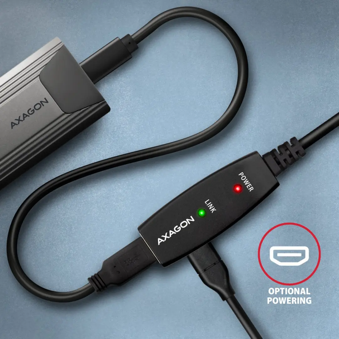 Axagon ADR-305 USB 3.2 Gen1 Kabel - USB-A 5m